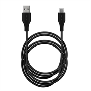Puro USB-A / USB-C Charge & Sync Cable - 2m - Black