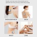 Q1 Mini Wireless Massage Pads with Remote Control - White