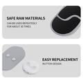 Q1 Mini Wireless Massage Pads with Remote Control - White