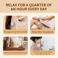 Q1 Mini Wireless Massage Pads with Remote Control - White