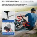 Q100 Remote Control Bike Alarm with RGB Warning Light - 135dB