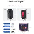 Q100 Remote Control Bike Alarm with RGB Warning Light - 135dB