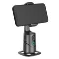 Q12 AI Auto-Tracking Phone Gimbal with Gesture Control/Bluetooth - Black