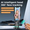 Q12 AI Auto-Tracking Phone Gimbal with Gesture Control/Bluetooth - Black