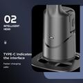 Q12 AI Auto-Tracking Phone Gimbal with Gesture Control/Bluetooth - Black