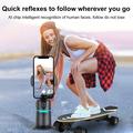 Q14 AI Smart Tracking Phone Gimbal with Bluetooth Remote - Black