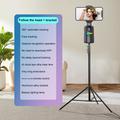 Q14 AI Smart Tracking Phone Gimbal with Bluetooth Remote - Black