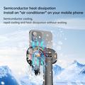Q15 AI Smart Tracking Phone Gimbal with Cooler for Live Streaming - Black