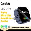 Q1A 4-in-1 Wireless CarPlay/Android Auto Adapter with AirPlay/Mirror Link - Black