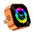 Q1A 4-in-1 Wireless CarPlay/Android Auto Adapter with AirPlay and Mirror Link - Orange / Colorful