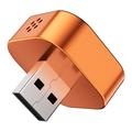 Q1A 4-in-1 Wireless CarPlay/Android Auto Adapter with AirPlay and Mirror Link - Orange / Colorful