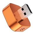 Q1A 4-in-1 Wireless CarPlay/Android Auto Adapter with AirPlay and Mirror Link - Orange / Colorful