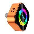 Q1A 4-in-1 Wireless CarPlay/Android Auto Adapter with AirPlay and Mirror Link - Orange / Colorful