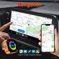 Q1A 4-in-1 Wireless CarPlay/Android Auto Adapter with AirPlay and Mirror Link - Orange / Colorful
