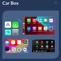 Q1AS 4-in-1 Wireless CarPlay & Android Auto Adapter with AirPlay/Mirror Link - Black