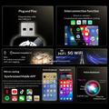 Q1AS 4-in-1 Wireless CarPlay & Android Auto Adapter with AirPlay/Mirror Link - Black