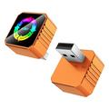 Q1BVS 4-in-1 Android Auto/CarPlay Adapter with AirPlay and Mirror Link - Orange