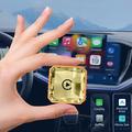 Q1BVS Diamond Shape 4-in-1 Wireless CarPlay/Android Auto Adapter