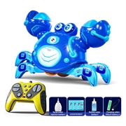 Q227 RC Mecha Crab Robot for Kids with Bubble Spray, Music