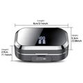 Q25 Wireless Earphones with Charging Case with Power Bank Function - Black