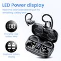 Q25 Wireless Earphones with Charging Case with Power Bank Function - Black