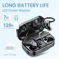 Q25 Wireless Earphones with Charging Case with Power Bank Function - Black