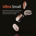 Q26 2-in-1 Magnetic Coffee Bean Hand Warmer 5000mAh - Brown
