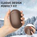 Q26 2-in-1 Magnetic Coffee Bean Hand Warmer 5000mAh - Brown