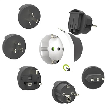 PDU Socket Standard IEC320 C14 Power Cable Connector Male Plug Adap QP