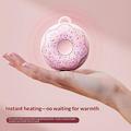 Q32 Donut-Shaped Hand Warmer 4000mAh - Pink