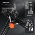 Q34 AI Anti-Shake Selfie Stick Gimbal Stabilizer with RGB Beauty Light - Black