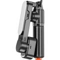 Q34 AI Anti-Shake Selfie Stick Gimbal Stabilizer with RGB Beauty Light - Black