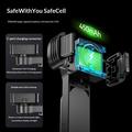 Q34 AI Anti-Shake Selfie Stick Gimbal Stabilizer with RGB Beauty Light - Black