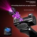 Q37 AI Gimbal Stabilizer Selfie Stick with RGB Beauty Light - Black