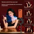Q37 AI Gimbal Stabilizer Selfie Stick with RGB Beauty Light - Black