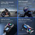 Q58Max Motorcycle Helmet Bluetooth Intercom Headset with FM Radio - 500m Range