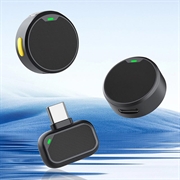 Q8 Magnetic Clip-on Wireless Microphone with USB-C Receiver - 2 Pcs. - Black