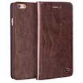 iPhone 6 Plus / 6S Plus Qialino Classic Wallet Leather Case - Brown