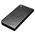 Qialino Classic iPhone 12 Pro Max Wallet Leather Case - Black