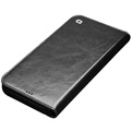 Qialino Classic iPhone 13 Pro Max Wallet Leather Case - Black