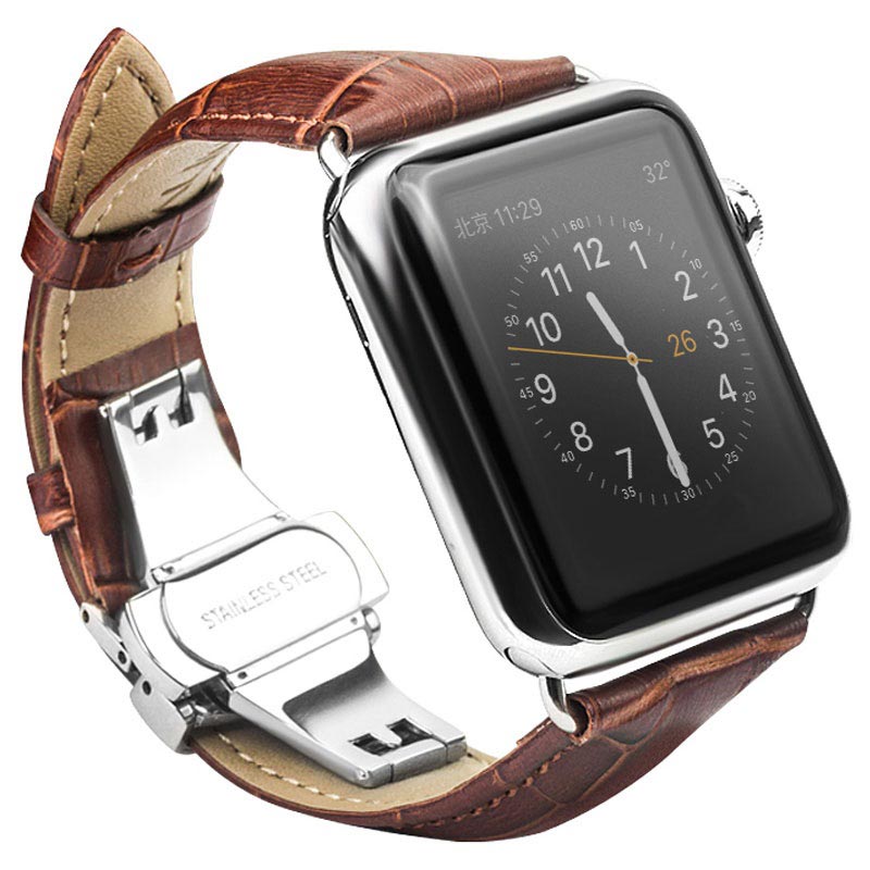leather apple watch band uk