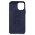 Qialino Premium iPhone 12/12 Pro Leather Case - Blue