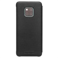 Qialino Smart View Huawei Mate 20 Pro Leather Case - Black