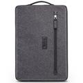 Qialino Water Resistant Nano-Textile Laptop Sleeve with Handle Strap - 13" - Grey