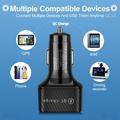 Quick Charge 6-Port USB Car Charger - Black