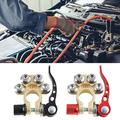 Quick Release 4-Way Battery Terminals for 12V/24V Cars, Trucks and Caravans - 2 Pcs.