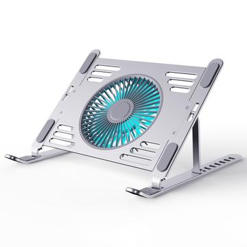 R-JUST HZ44 Foldable Laptop Cooling Stand - Silver