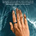 R02S Smart Ring with Health Monitoring - Size: 13 - Black