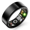 R11M Stylish Smart Ring - Size: 9/18.9mm - Black