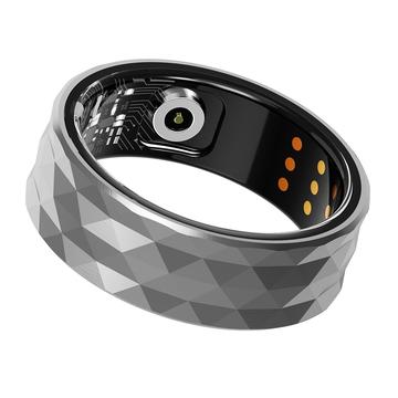 R12M Waterproof Smart Ring - Size: 21.8mm - Silver